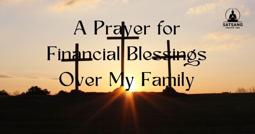 A Prayer for Financial Blessings Over My Family