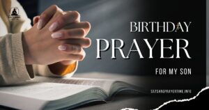Birthday Prayer For My Son