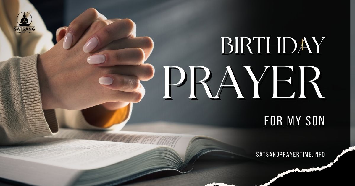 Birthday Prayer For My Son