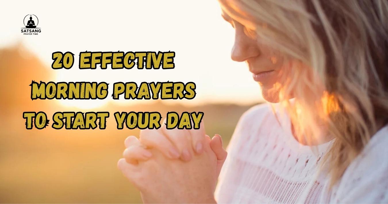 Morning prayers to start your day