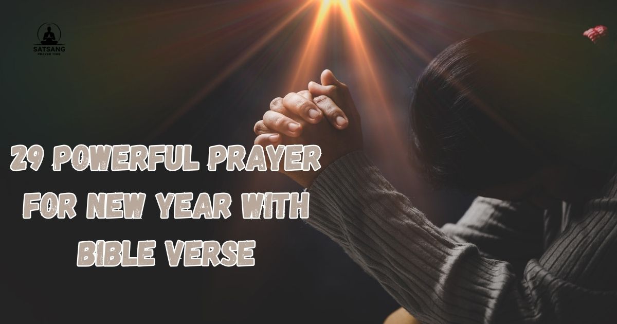 Prayer For New Year With Bible Verse