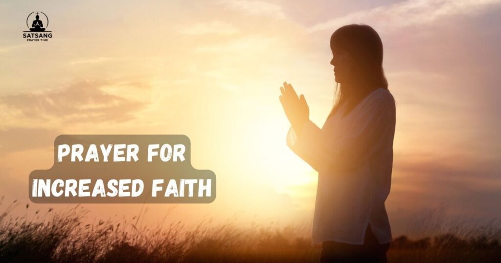Prayer for Increased Faith