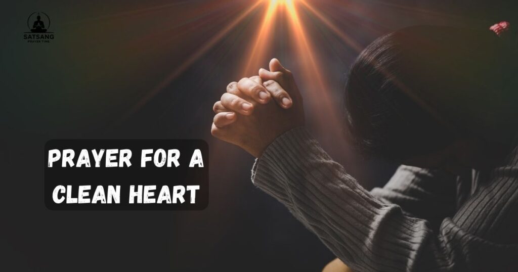 Prayer for a Clean Heart