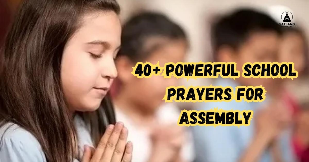School Prayers for Assembly