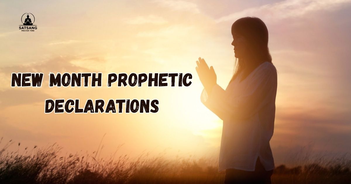New Month Prophetic Declarations