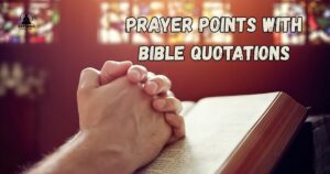 Prayer Points With Bible Quotations